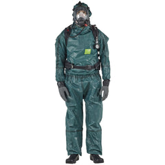 Disposable Coveralls: Size Medium, 0.3292 oz, Multi-Layer Non-Woven Barrier Laminate Fabric, Zipper Closure