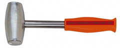 Non-Marring Hammer: 8 oz, 3/4" Face Dia, Zinc Head