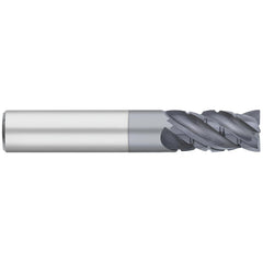 Corner Radius End Mill: 1/4" Dia, 3/4" LOC, 0.0600" Radius, 4 Flute, Solid Carbide