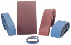 Abrasive Belt:  1/2" Wide, 18" OAL, 50 Grit, Aluminum Oxide