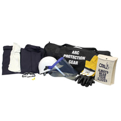 Arc Flash Clothing Kit: Size 4X-Large, Cotton, Bib Overalls, Hoods & Jacket