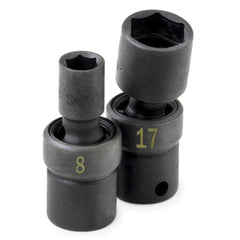 Impact Socket: 1/2" Drive, 24 mm Socket, Hex Drive