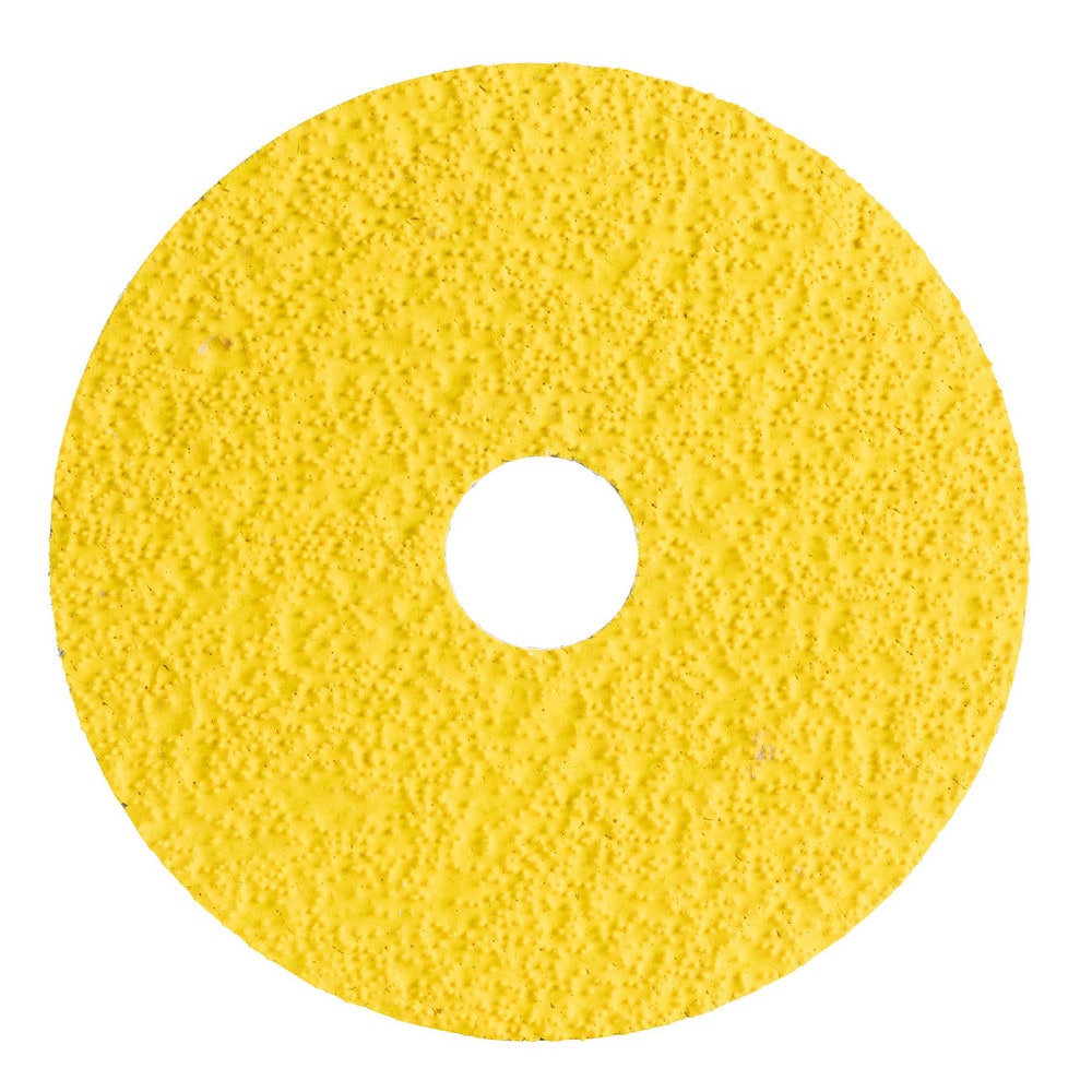 Fiber Disc:  4-1/2" Disc Dia, 7/8" Hole, Arbor Hole, 36 Grit, Premium Ceramic Alumina