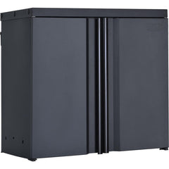 Aluminum Wall & Storage Cabinet: 28" Wide, 14" Deep, 26" High