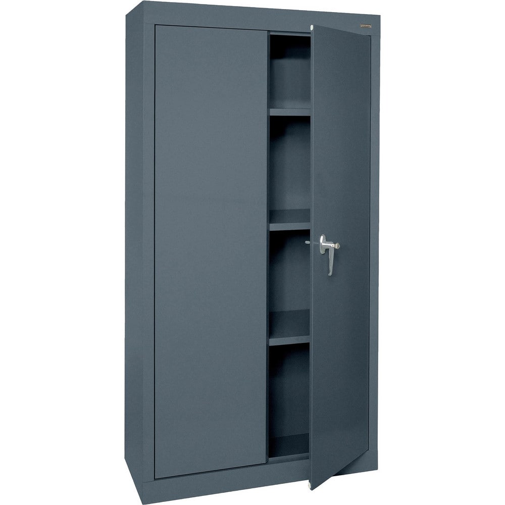 Steel Lockable Welded Storage Cabinet Cabinet: 30" Wide, 18" Deep, 66" High