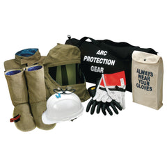 Arc Flash Clothing Kit: Size 4X-Large, Cotton, Coat, Hoods & Leggings