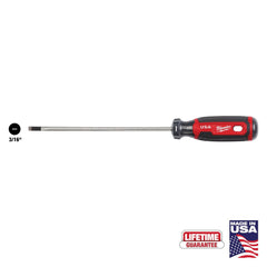 Precision & Specialty Screwdrivers; Tool Type: Cabinet Screwdriver; Blade Length: 6; Overall Length: 10.00; Shaft Length: 6 in; Handle Length: 3.7 in; Handle Type: Cushion Grip, Standard; Handle Color: Red