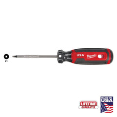 Precision & Specialty Screwdrivers; Tool Type: Square Screwdriver; Blade Length: 3; Overall Length: 6.70; Shaft Length: 3 in; Handle Length: 3.7 in; Handle Type: Cushion Grip, Standard; Handle Color: Red