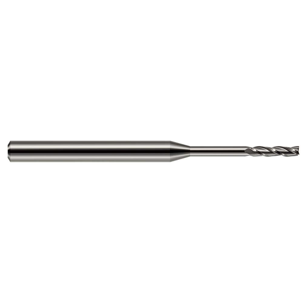 Square End Mill: 0.1406" Dia, 0.7500" LOC, 3 Flute, Solid Carbide