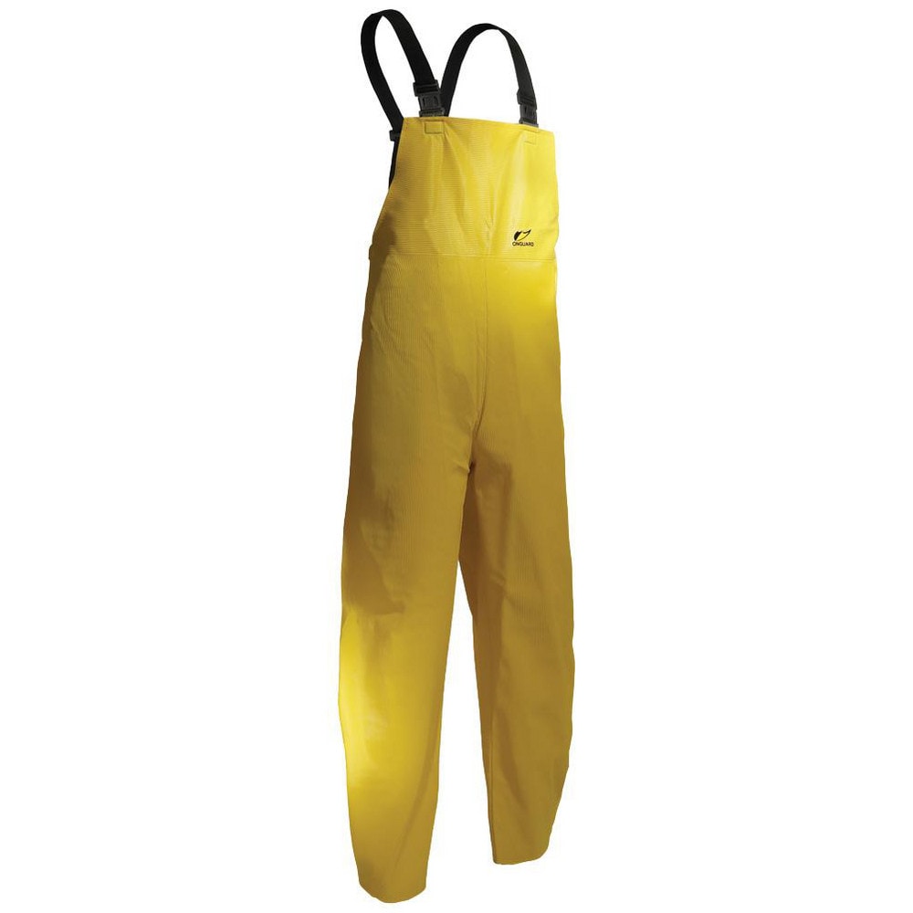 Rain Bib Overalls: Size Small, Polyester & PVC