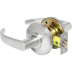 Lever Locksets; Lockset Type: Passage; Key Type: Keyed Different; Back Set: 2-3/4; Cylinder Type: Non-Keyed; Material: Metal; Door Thickness: 1-3/8 to 2; Finish: Satin Chrome