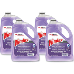 Windex Ammonia-Free Multi-Surface, Streak-Free Cleaner Refill, 128 oz, 4/case