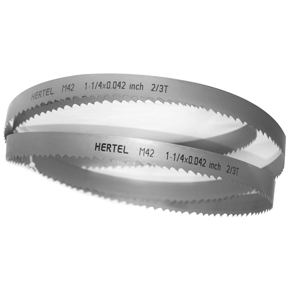 Welded Bandsaw Blade: 11' 6" Long x 1-1/4" Wide x 0.0420" Thick, 2-3 TPI