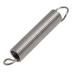 Extension Springs; End Type: Full Twist Loop; Outside Diameter (mm): 13.0000; Spring Rate: 0.5000; Material: Stainless Steel; Overall Length (Decimal Inch): 6.5840