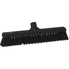 Push Broom: 16" Wide, Broom, Polyester Bristles