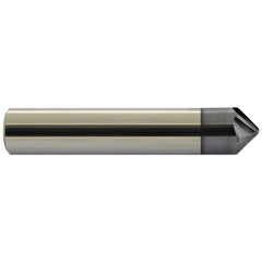 Barrel Cutter End Mills; End Type: Taper Form; Material: Solid Carbide; Taper Angle Per Side: 45.00; Length of Cut (Inch): 3/16