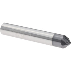 Barrel Cutter End Mills; End Type: Taper Form; Material: Solid Carbide; Taper Angle Per Side: 45.00; Length of Cut (Inch): 1/4