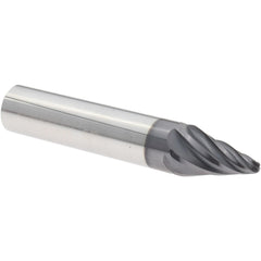 Barrel Cutter End Mills; End Type: Taper Form; Material: Solid Carbide; Taper Angle Per Side: 15.00