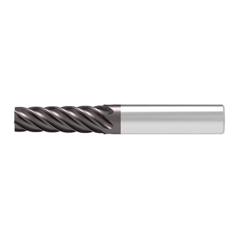 Tapered End Mill: 0.5 deg Angle per Side, 5.00 mm Small Dia, 40.00 mm LOC, 6 Flute