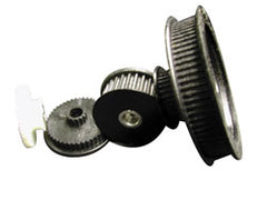 Timing Belt Pulleys; Pitch Diameter: 0.955 in, 0.955 mm; Face Width: 0.5 mm, 0.5 in