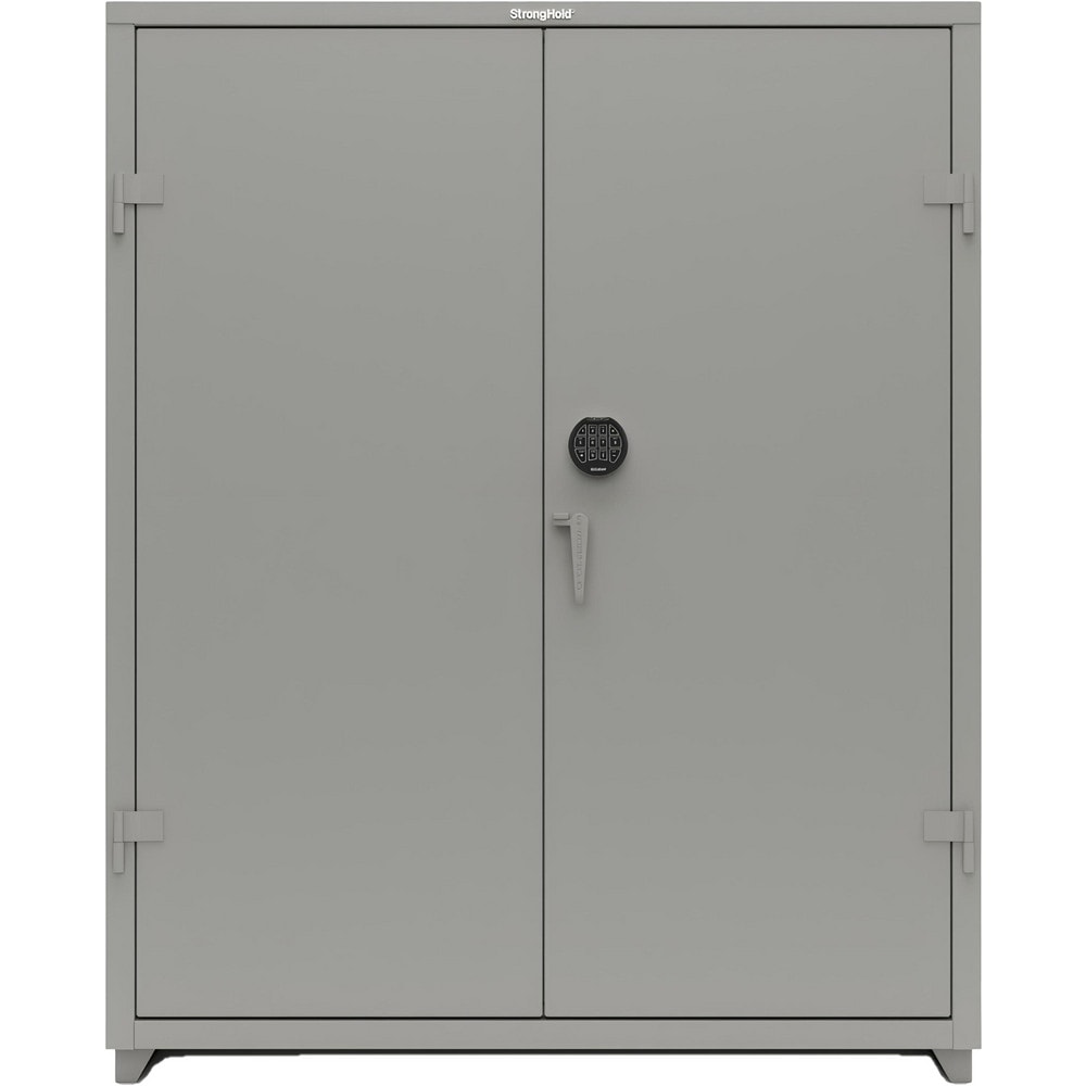 Steel Extra Heavy Duty Storage Cabinet: 60" Wide, 24" Deep, 75" High