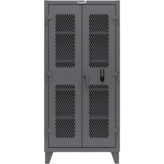 Steel Ventilated Storage Cabinet: 36" Wide, 24" Deep, 78" High