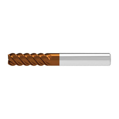 Corner Radius End Mill: 3.00 mm Dia, 9.00 mm LOC, 0.03 mm Radius, 4 Flute, Solid Carbide