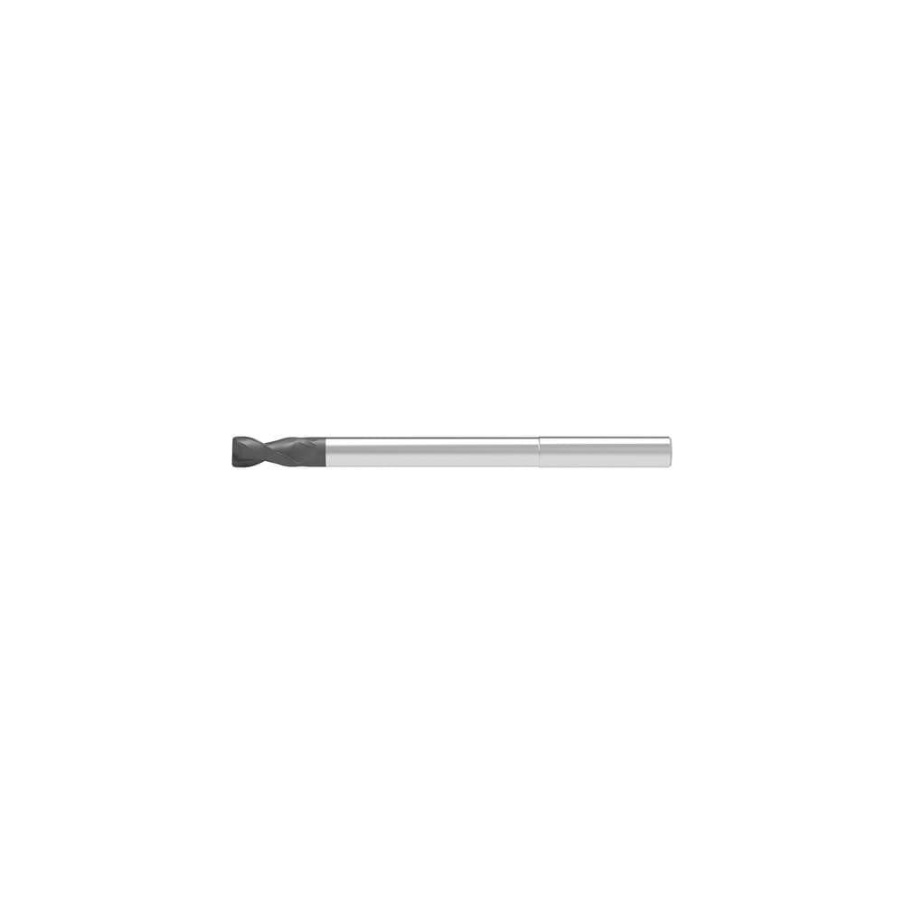 Corner Radius End Mill: 5.00 mm Dia, 20.00 mm LOC, 0.50 mm Radius, 2 Flute, Solid Carbide