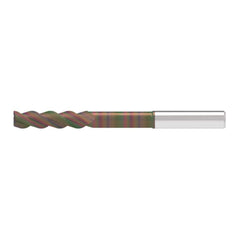 Corner Radius End Mill: 10.00 mm Dia, 41.00 mm LOC, 3.00 mm Radius, 3 Flute, Solid Carbide