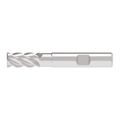 Corner Chamfer End Mill: 12.00 mm Dia, 25.00 mm LOC, 4 Flute, 0.20 mm Chamfer Width, Solid Carbide