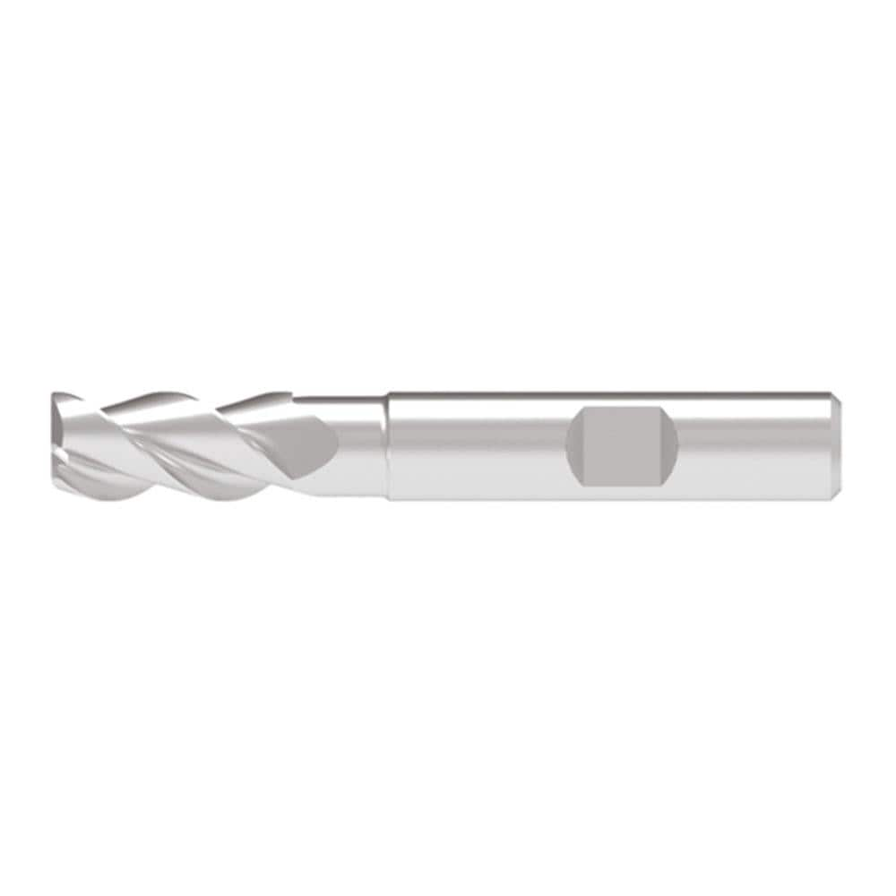 Corner Chamfer End Mill: 12.00 mm Dia, 26.00 mm LOC, 3 Flute, 0.20 mm Chamfer Width, Solid Carbide