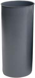 22 Gallon, Round, Gray, Plastic Rigid Trash Can Liner