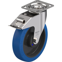 Standard Casters; Mount: Hollow Kingpin; Caster Type: Swivel; Bearing Type: Precision Ball; Style: Double Ball; Wheel Diameter (Inch): 8; Wheel Width (Inch): 1-9/16