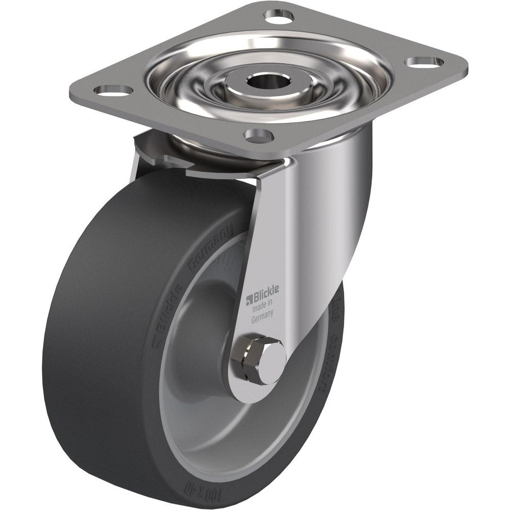 Standard Casters; Mount: Hollow Kingpin; Caster Type: Twin Wheel Swivel; Bearing Type: Precision Ball; Style: Double Ball; Wheel Diameter (Inch): 5; Wheel Width (Inch): 13/16