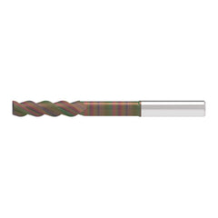 Corner Radius End Mill: 10.00 mm Dia, 41.00 mm LOC, 0.30 mm Radius, 3 Flute, Solid Carbide