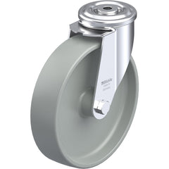 Standard Casters; Mount: Hollow Kingpin; Caster Type: Swivel; Bearing Type: Precision Ball; Style: Double Ball; Wheel Diameter (Inch): 4; Wheel Width (Inch): 1-1/4