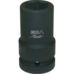 Impact Socket: 1" Drive, 1-3/8" Socket, Hex Drive