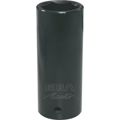 Impact Socket: 1/2" Drive, 7/16" Socket, Hex Drive