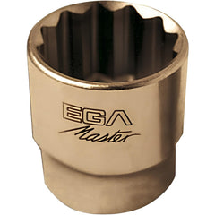 Specialty Sockets; Socket Type: Non-Impact; Drive Size: 1/2; Socket Size: 18 mm; Finish: Satin