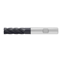 Corner Chamfer End Mill: 18.00 mm Dia, 55.00 mm LOC, 6 Flute, 0.20 mm Chamfer Width, Solid Carbide