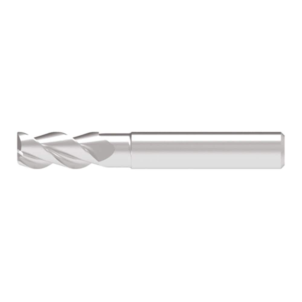 Corner Chamfer End Mill: 11.50 mm Dia, 26.00 mm LOC, 3 Flute, 0.20 mm Chamfer Width, Solid Carbide