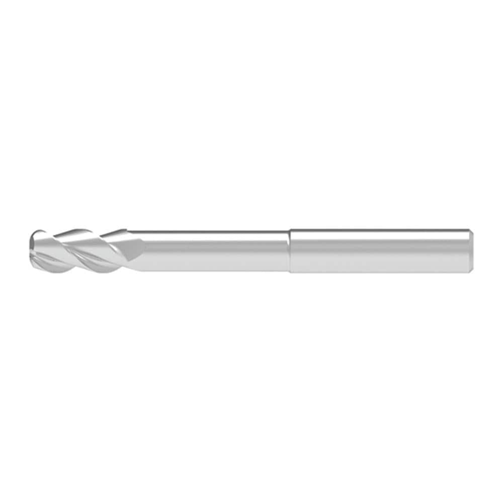 Corner Radius End Mill: 12.00 mm Dia, 31.00 mm LOC, 1.50 mm Radius, 3 Flute, Solid Carbide