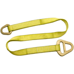 Triangle & Choker, Type 1 Web Sling: 4' Long, 4" Wide, 11500 lb Vertical Capacity, Polyester