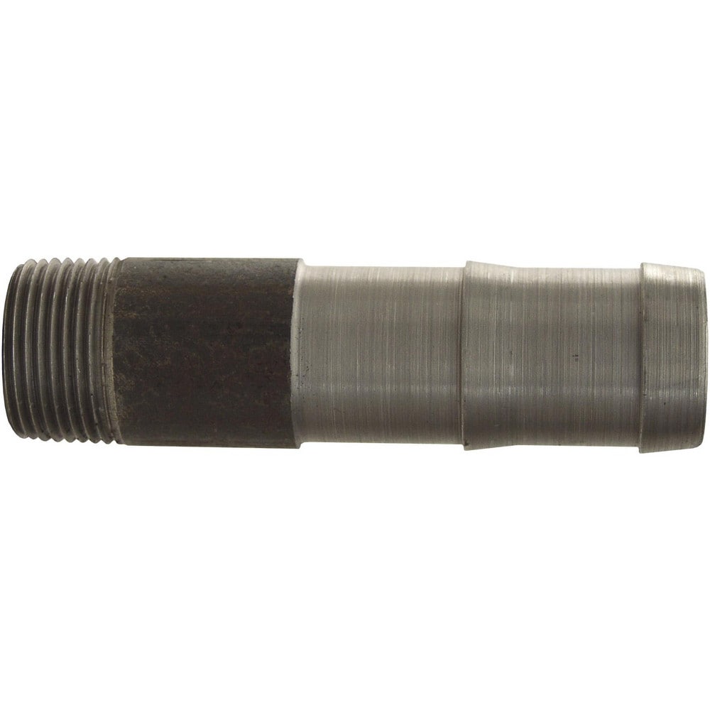 Combination Nipples For Hoses; Type: King Nipple; Material: Steel; Thread Standard: Male NPT; Thread Size: 1/2 in; Overall Length: 4.13 in; Epa Watersense Certified: No