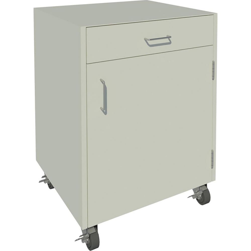 Cabinet Components & Accessories; Accessory Type: Mobile Cabinet; For Use With: Mobile Cabinet; Overall Depth: 22 in; Overall Height: 24 in; Material: Steel; Color: Pearl; Overall Width: 24