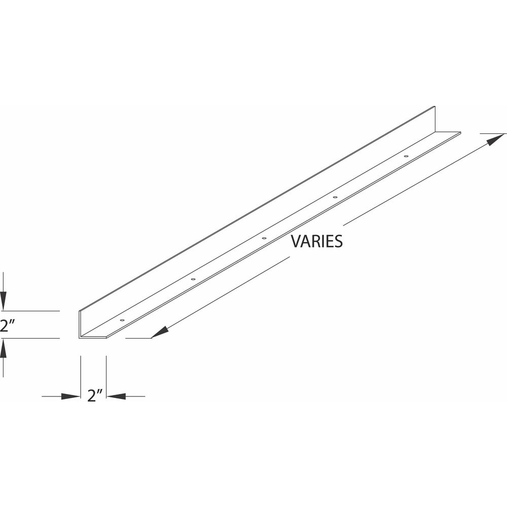 Cabinet Components & Accessories; Accessory Type: Shelf Lip; For Use With: Shelving; Overall Depth: 2 in; Overall Height: 2 in; Material: Resin; Color: Black