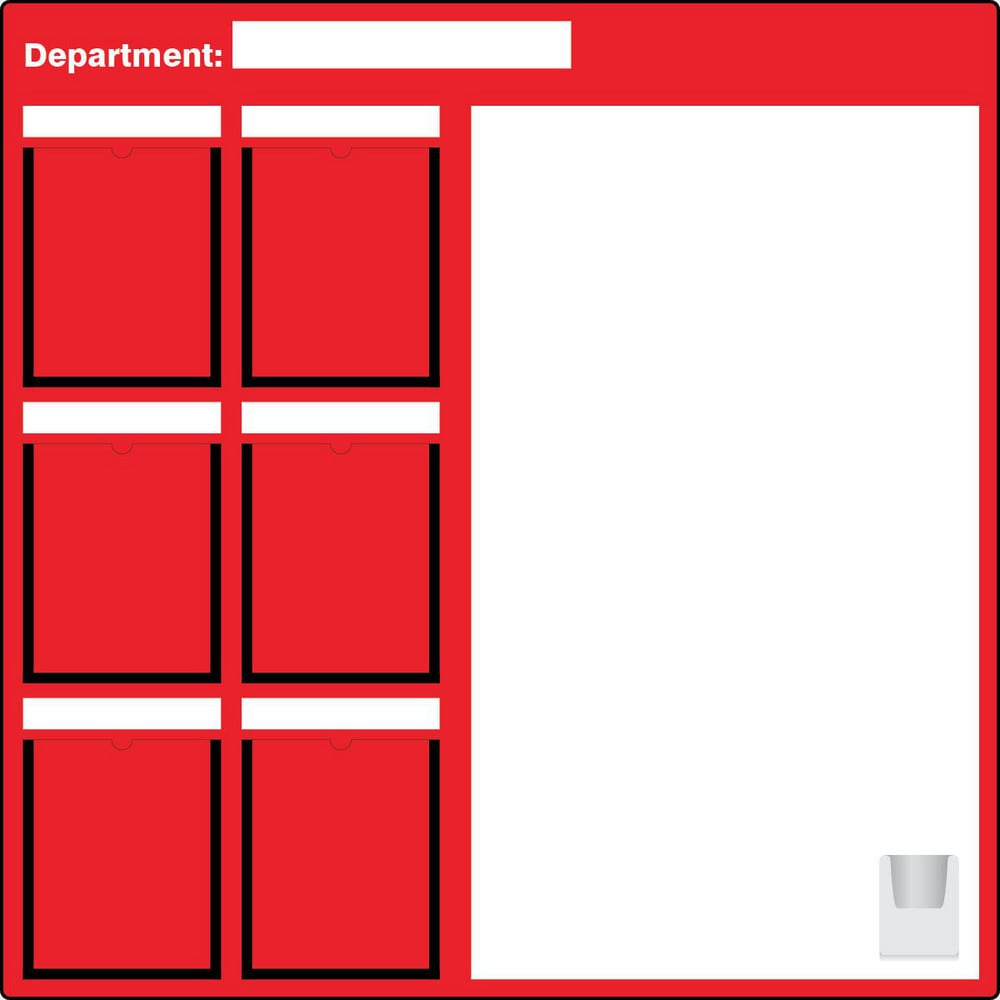 Whiteboards & Magnetic Dry Erase Boards; Board Material: Aluminum; Frame Material: No Frame; Height (Inch): 48; Width (Inch): 2-1/2; Magnetic: No; Erasure Type: Dry; Reversible: No