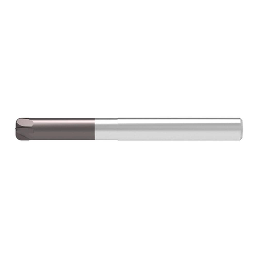 Corner Radius End Mill: 10.00 mm Dia, 6.00 mm LOC, 1.00 mm Radius, 4 Flute, Solid Carbide