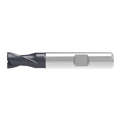 Corner Chamfer End Mill: 16.00 mm Dia, 20.00 mm LOC, 2 Flute, 0.20 mm Chamfer Width, Solid Carbide