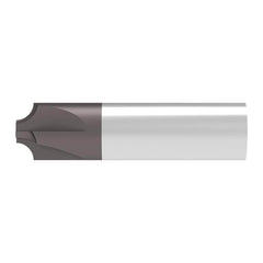 Corner Rounding End Mill: 3.00 mm Radius, 6.00 mm Dia, 4 Flutes, 3.00 mm LOC, Solid Carbide